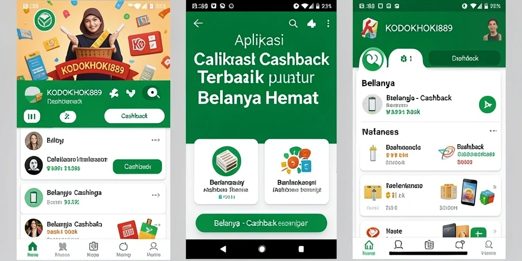 Tampilan aplikasi KODOKHOKI889 yang user-friendly dan menarik.