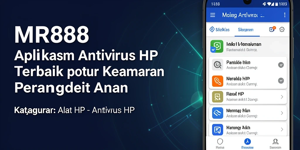 Screenshot aplikasi MR888 menampilkan antarmuka sederhana dan fungsional.