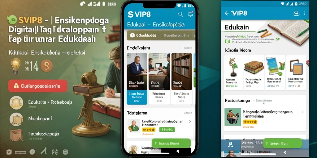Tampilan antarmuka SVIP8 yang menarik dan informatif